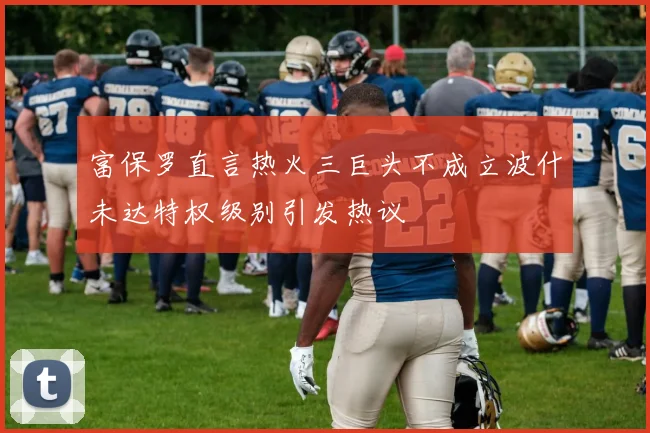 富保罗直言热火三巨头不成立波什未达特权级别引发热议